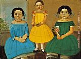 Sisters Canvas Paintings - Three Sisters of the Copeland Family